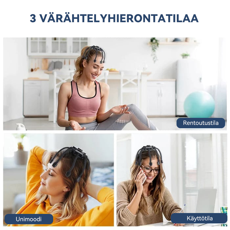 Pään hierontalaite