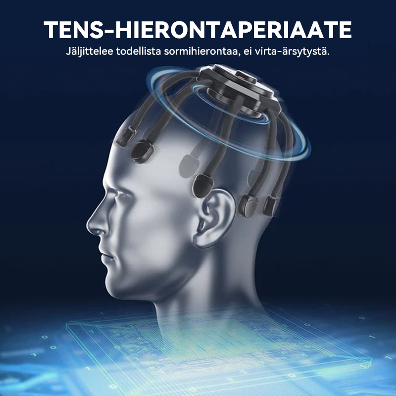 Pään hierontalaite
