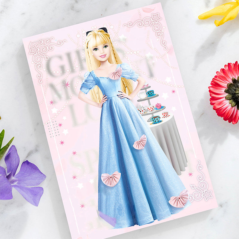 👗Magneettinen prinsessa pukeutua paperinukke👸