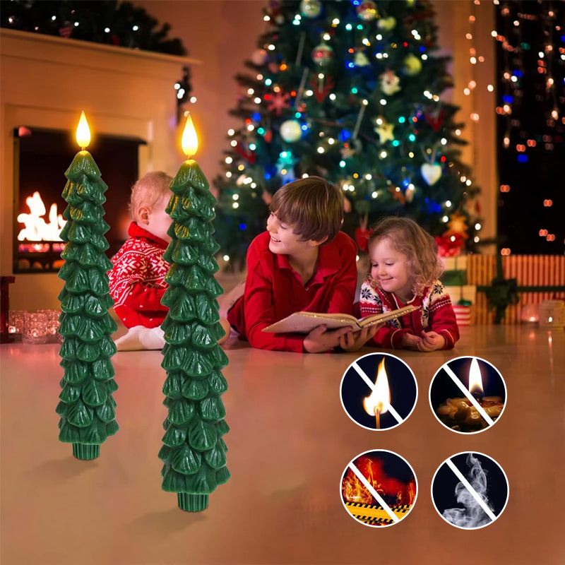 LED joulukuusen kynttilät