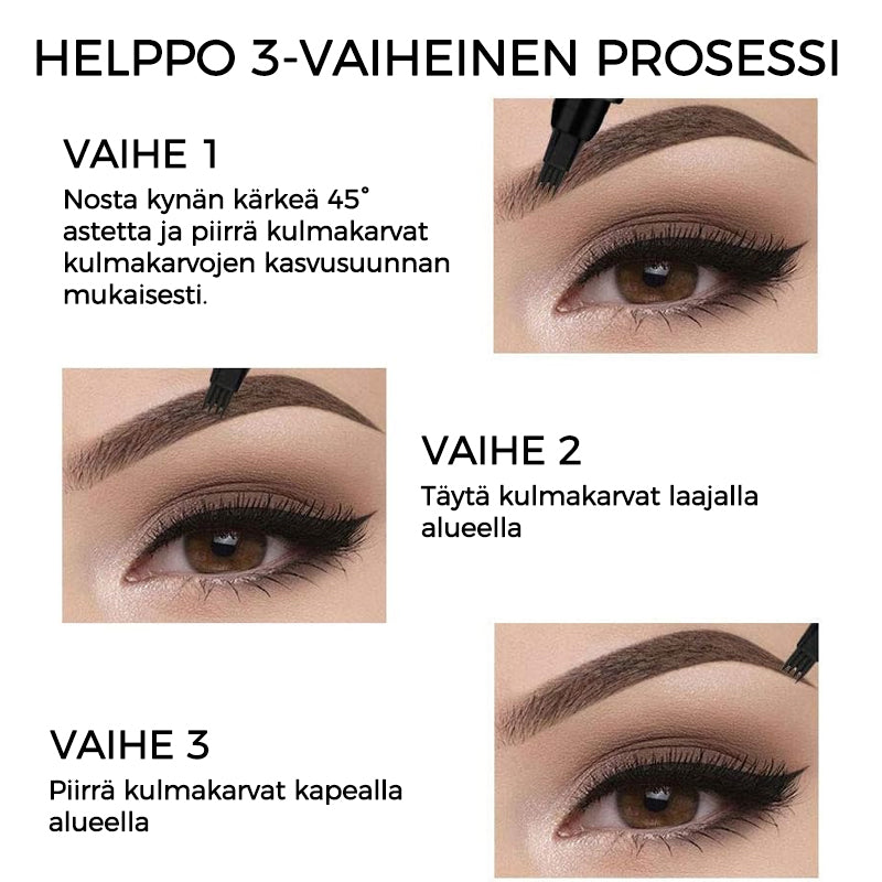 Vedenpitävä kulmakynä mikrohaarukka kärjellä