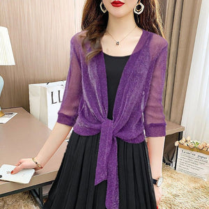 Tyylikäs jääsilkkipusero