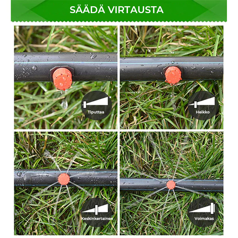 Säädettävät kastelulaitteet