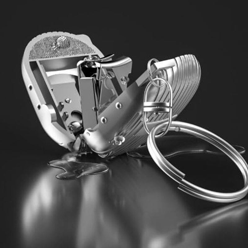 Kannettava Mini-taitettava kynsileikkuri-avaimenperä