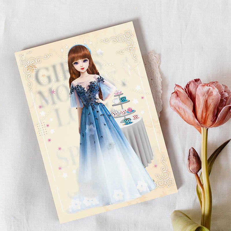 👗Magneettinen prinsessa pukeutua paperinukke👸