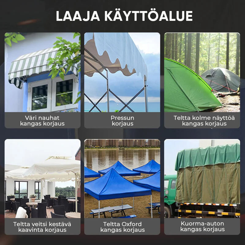 Voimakkaasti liimautuva pressuteippi