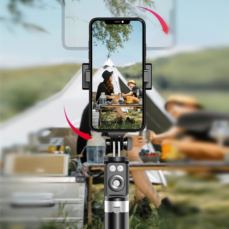 6-in-1 Selfie-tikku Täytevalolla