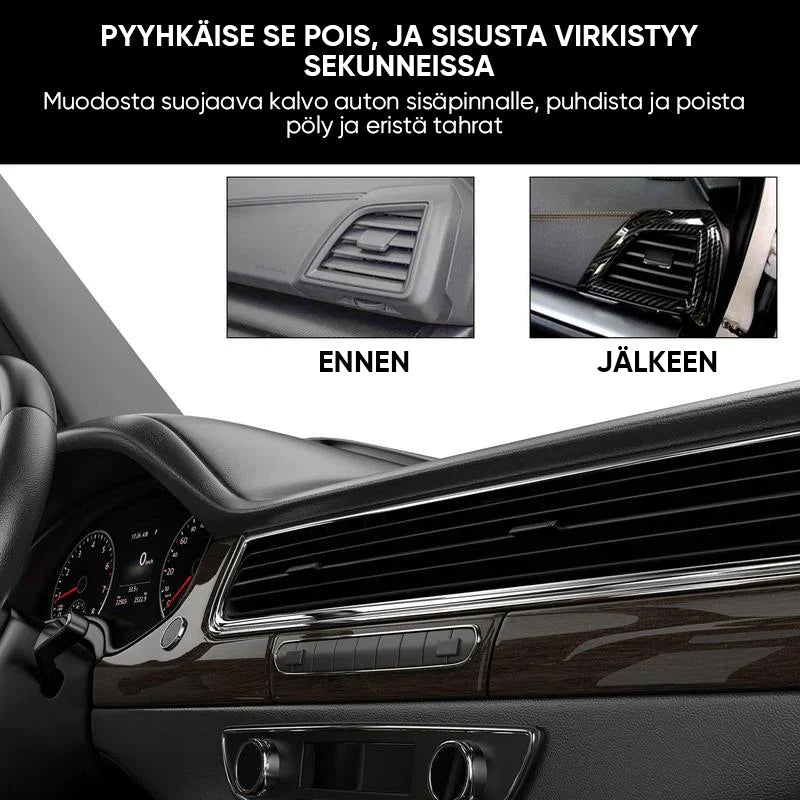 Muoviosien kristallipinnoiteaine