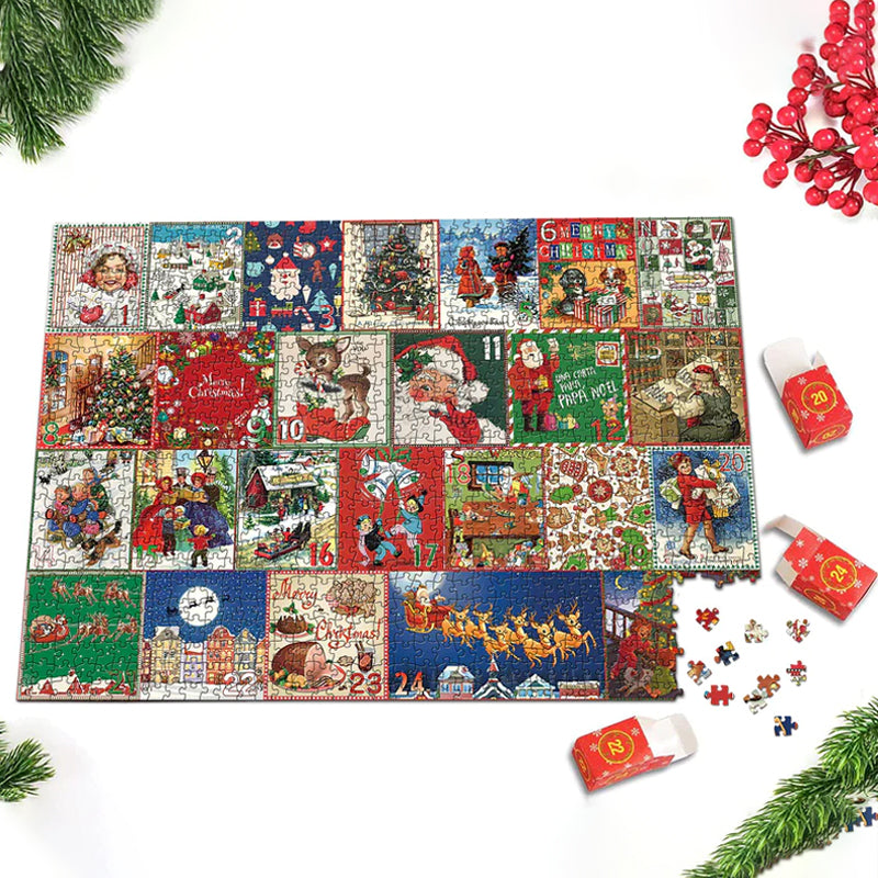 Joulun adventtikalenteri palapeli 1000kpl