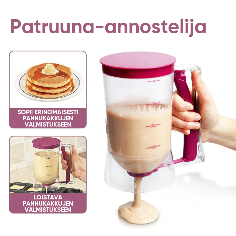 Pannukakku- & kuppikakkutaikinan annostelija