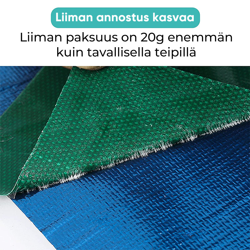 Voimakkaasti liimautuva pressuteippi
