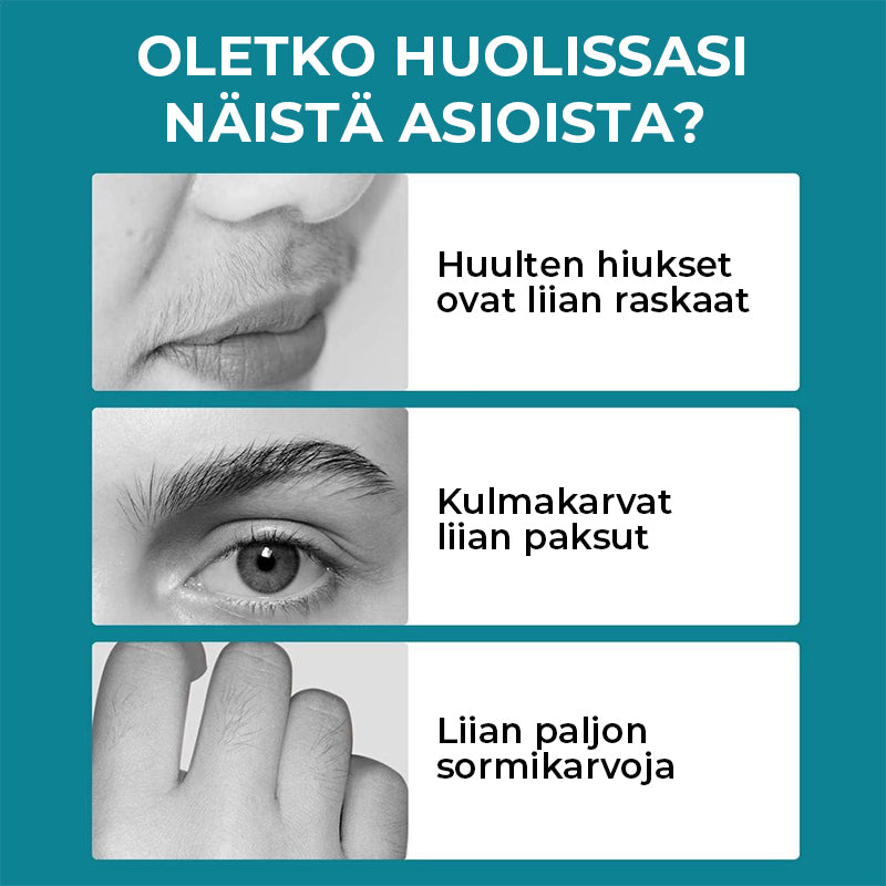 Karvojenpoistovoide kasvoille