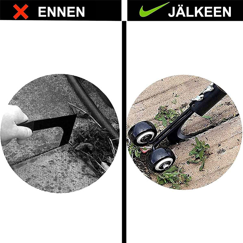 Yleiskäyttöinen rikkaruohojen kitkentäpää