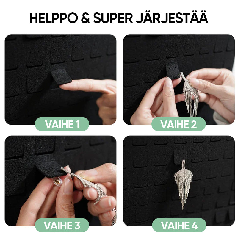Ripustettava korujärjestäjä