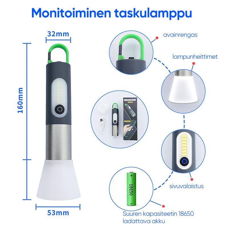 Ladattavat LED-taskulamput