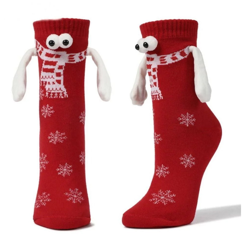 Joulun käsi kädessä -sukat