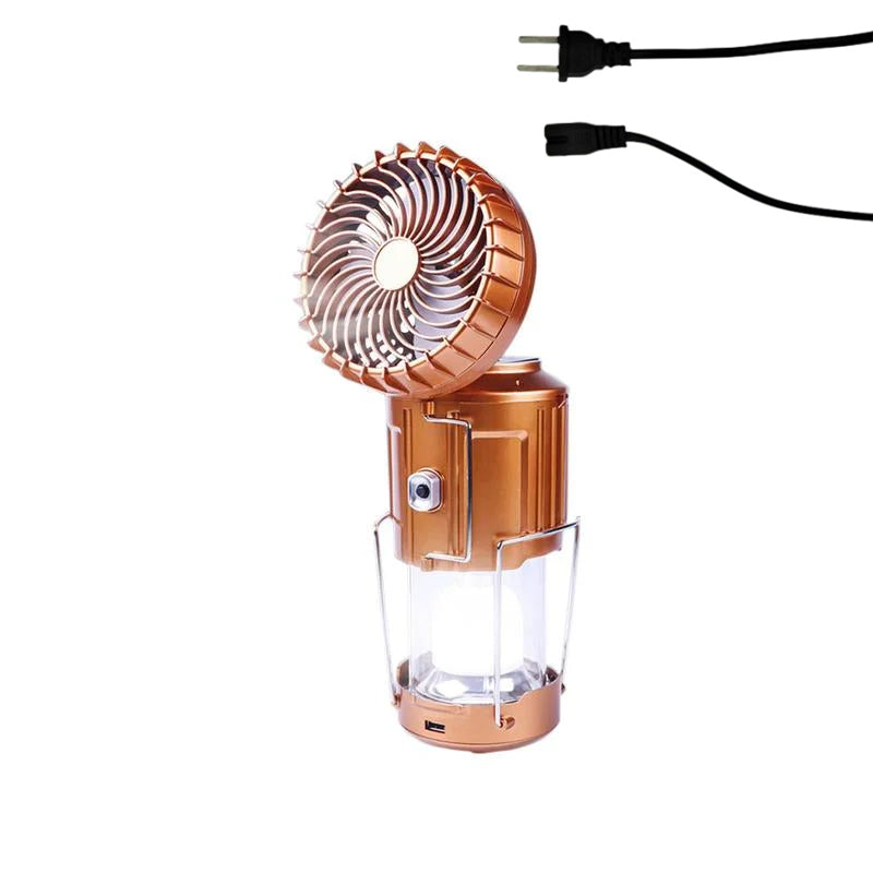 6-in-1 kannettava aurinkokäyttöinen LED- retkilamppu