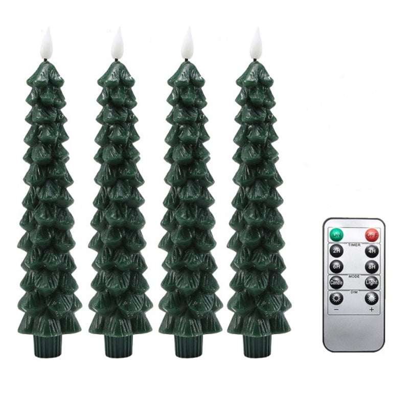 LED joulukuusen kynttilät