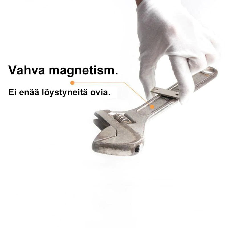 Reiätön magneettinen ovensuljin