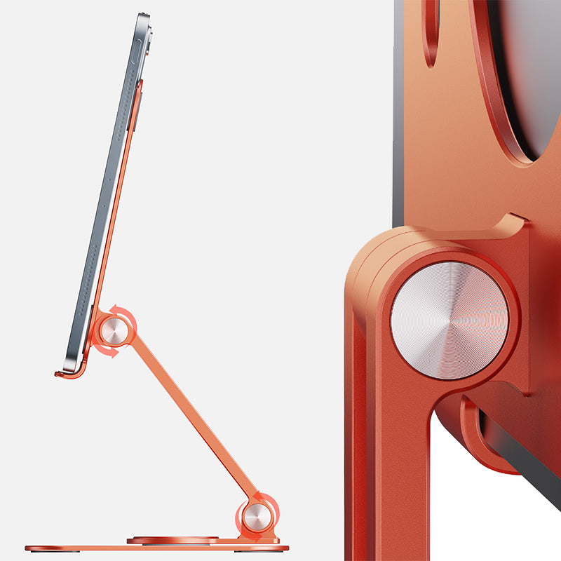 Taitettava ja pyörivä iPad pidike alumiiniseoksesta