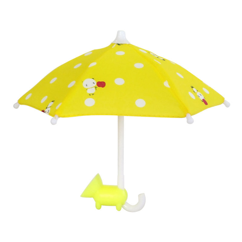 Söpö puhelinpidike aurinkovarjolla
