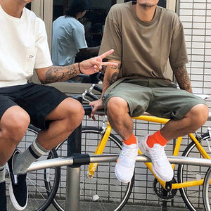 Miesten kevyet puuvillaiset cargo-shortsit