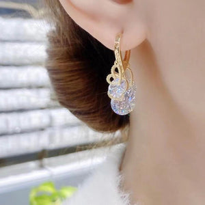 Heart Zircon Drop Ear Soljet korvakorut.