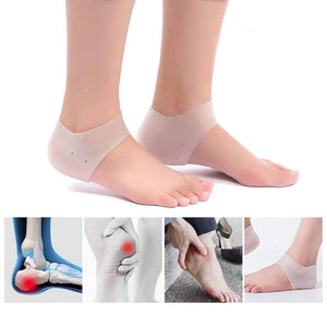 Silikoninen jalkakorjauskantahiha, valkoinen.