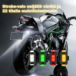 4 Väriä LED Aircraft Strobe Valot & USB lataus