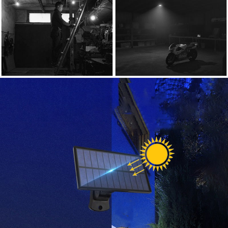 Kolminkertainen aurinkoenergialla toimiva LED-seinävalo
