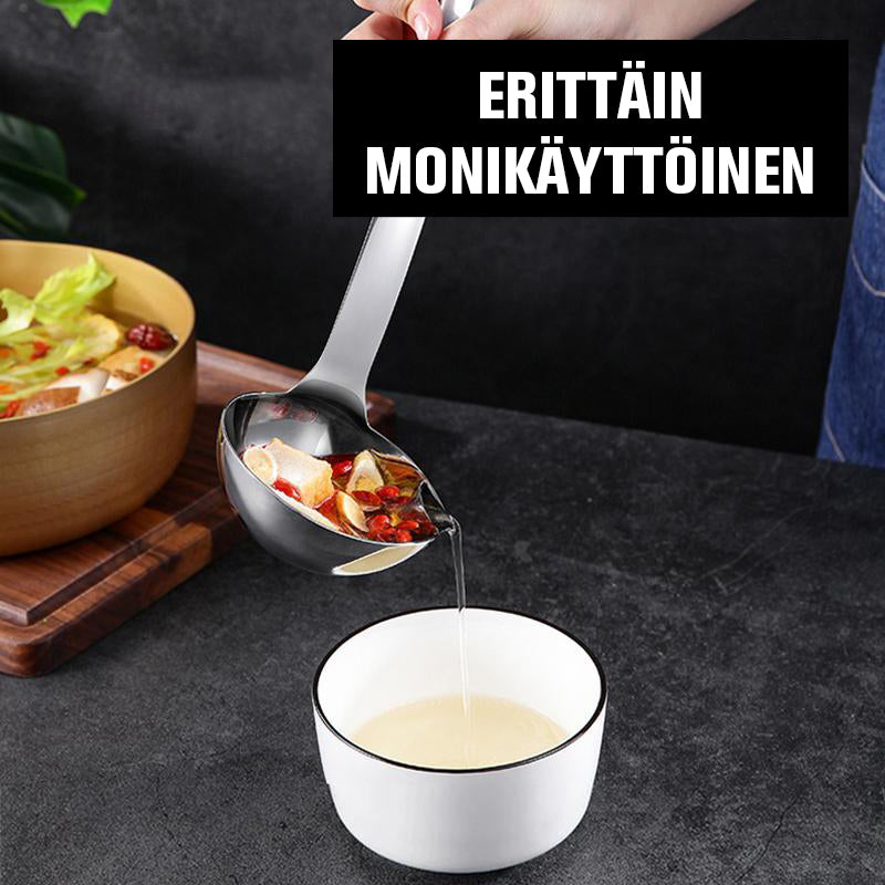 Siivilälusikka kaatonokalla