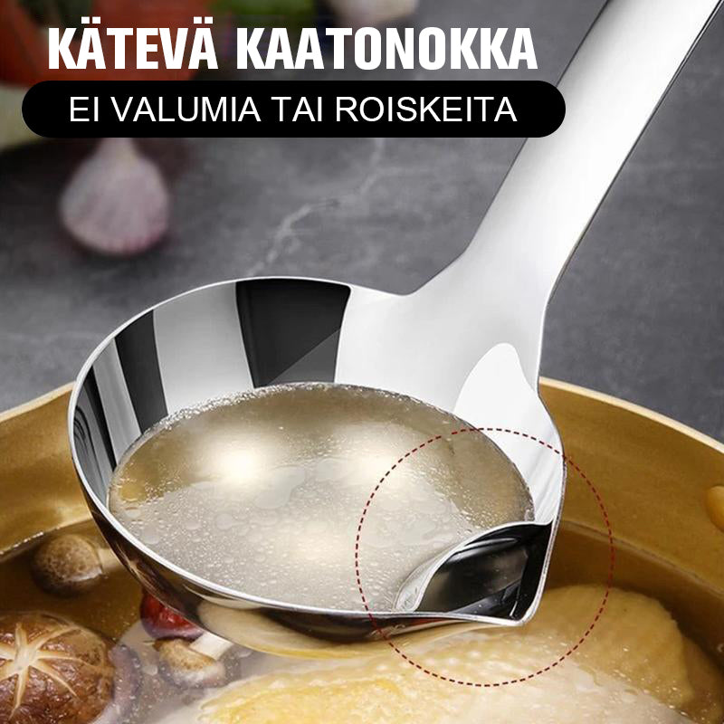 Siivilälusikka kaatonokalla