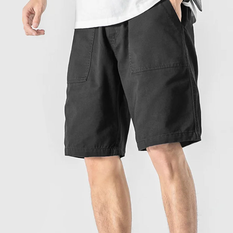 Miesten kevyet puuvillaiset cargo-shortsit