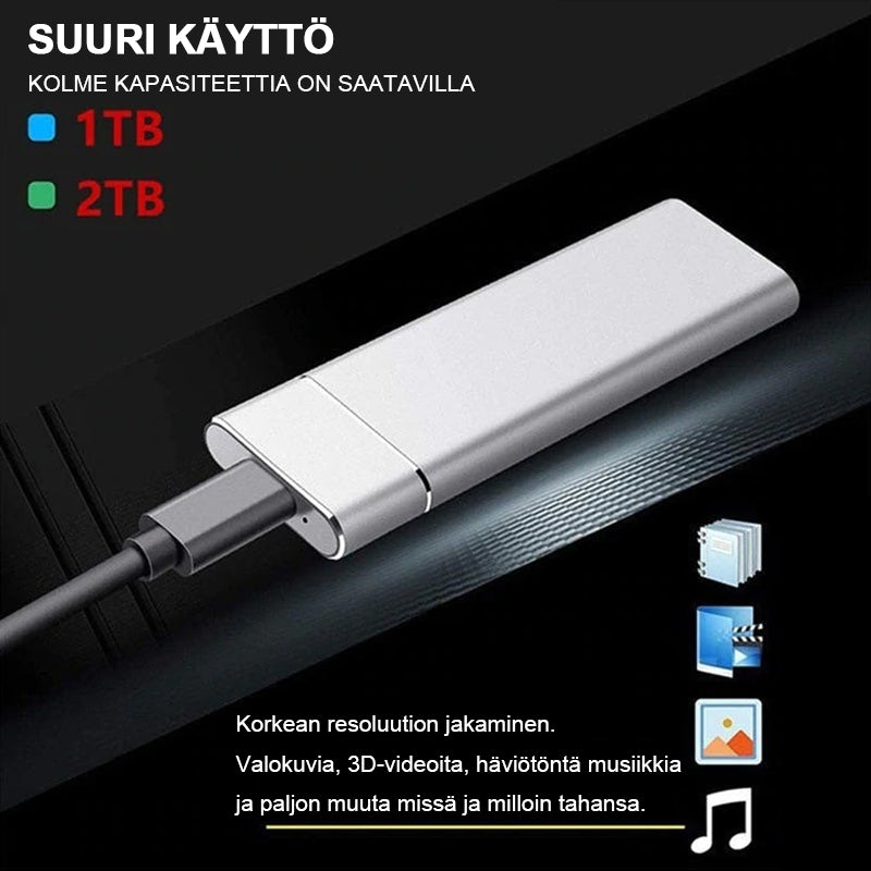 Kannettava Ultra Nopea Ulkoinen SSD-kiintolevy