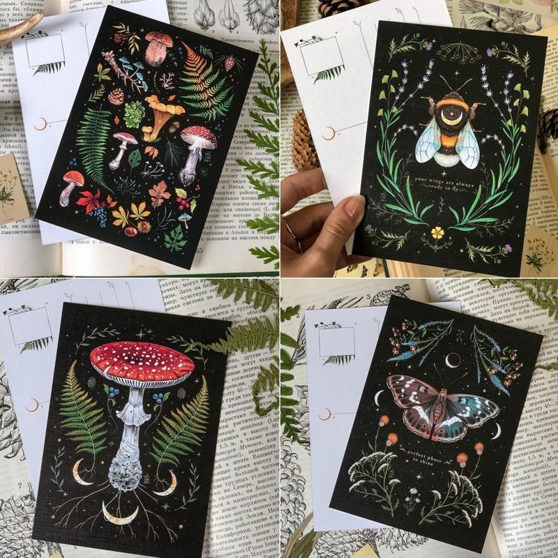 2022 kalenteri "Dark Forest Lunar Calendar"