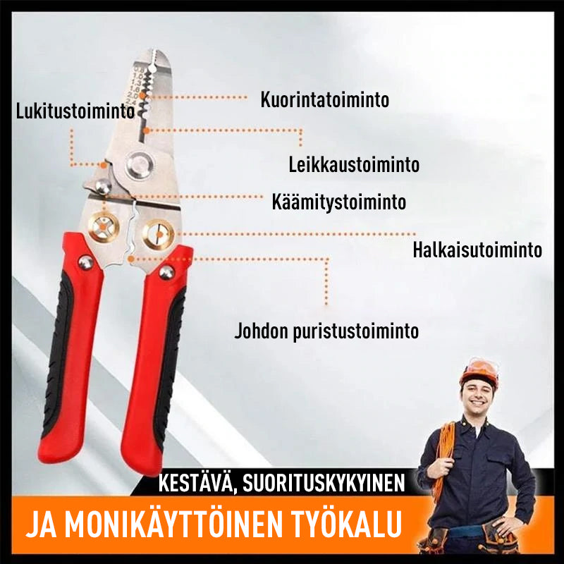 Monikäyttöiset kuorintapihdit