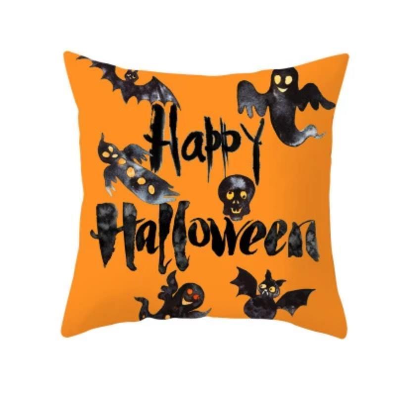 Halloween kurpitsa- koristeltu tyynynpäällinen