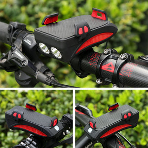 Polkupyörän Matkapuhelin Kiinnike Valoilla