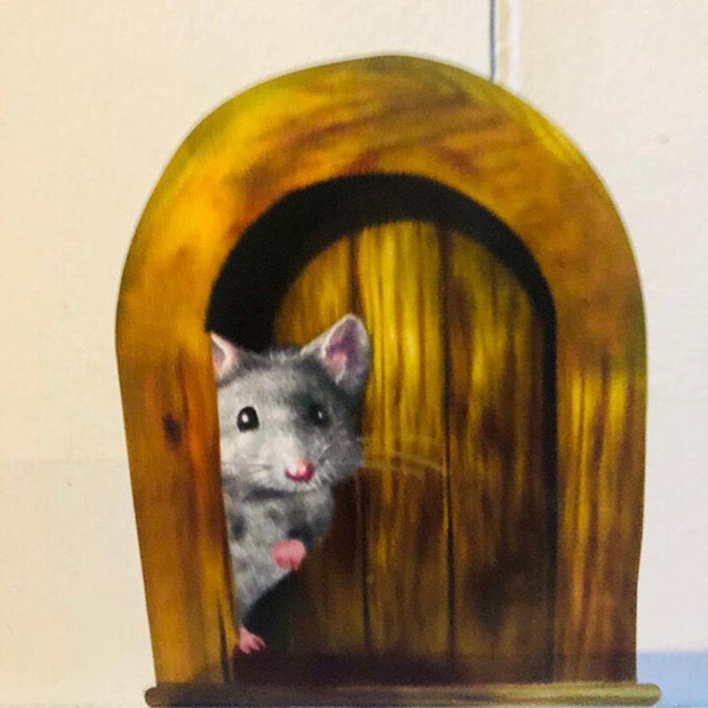 3D-hiirenkolo seinätarrat