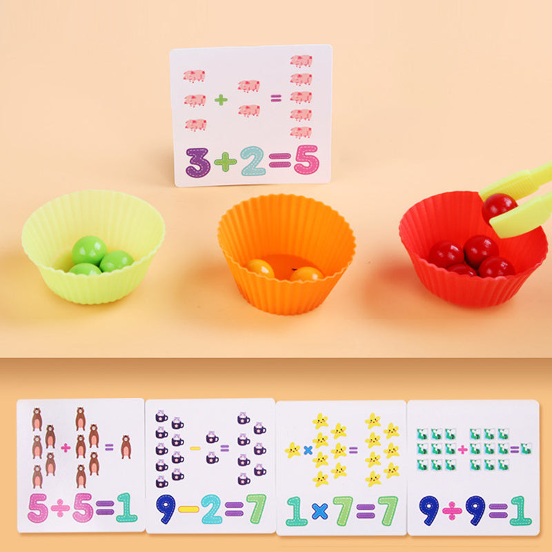 Värikkäät helmet - Kognitiivinen Montessori -opetuspeli