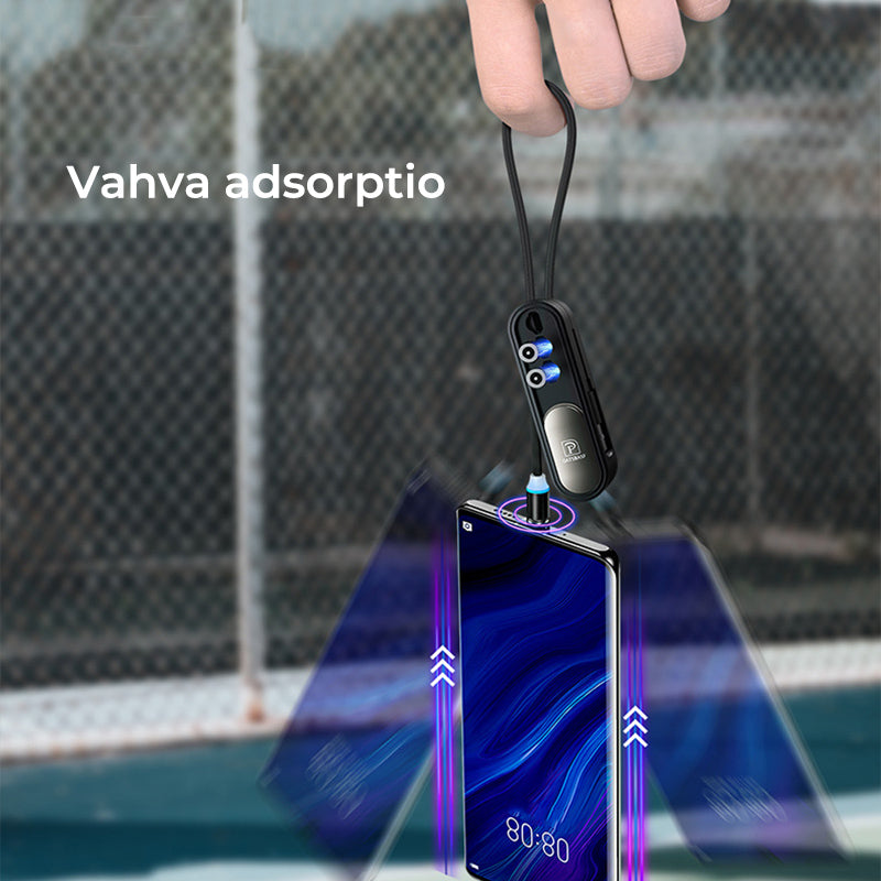 3-in-1 magneettinen kannettava latauskaapeli
