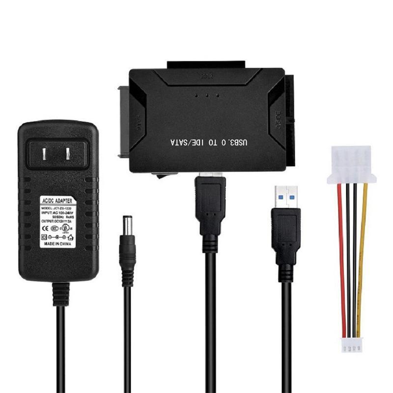 USB <-> IDE/SATA -muuntaja kiintolevyille