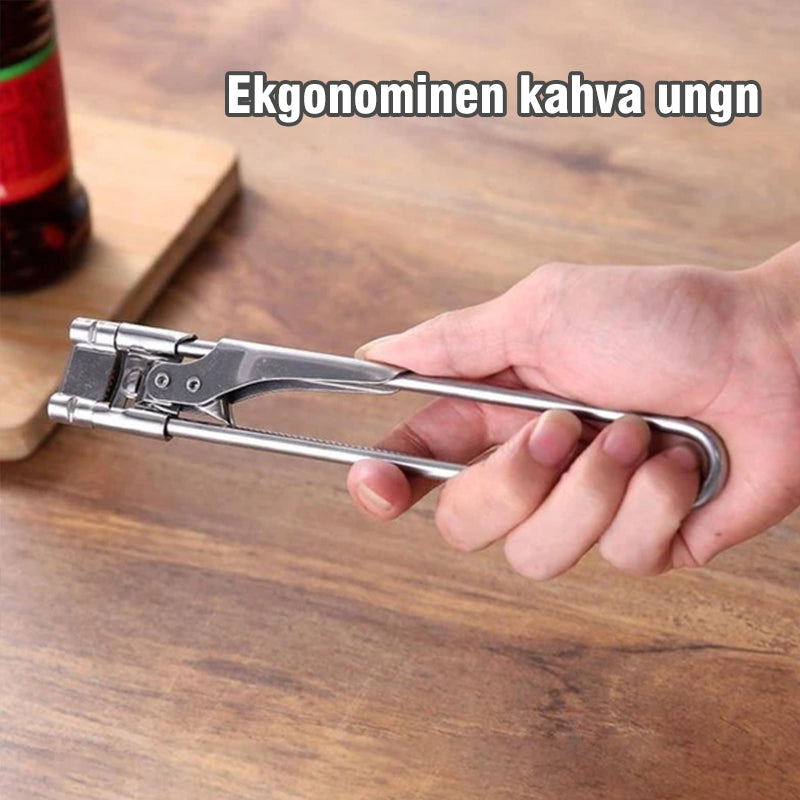 Säädettävä ruostumattomasta teräksestä valmistettu tölkinavaaja