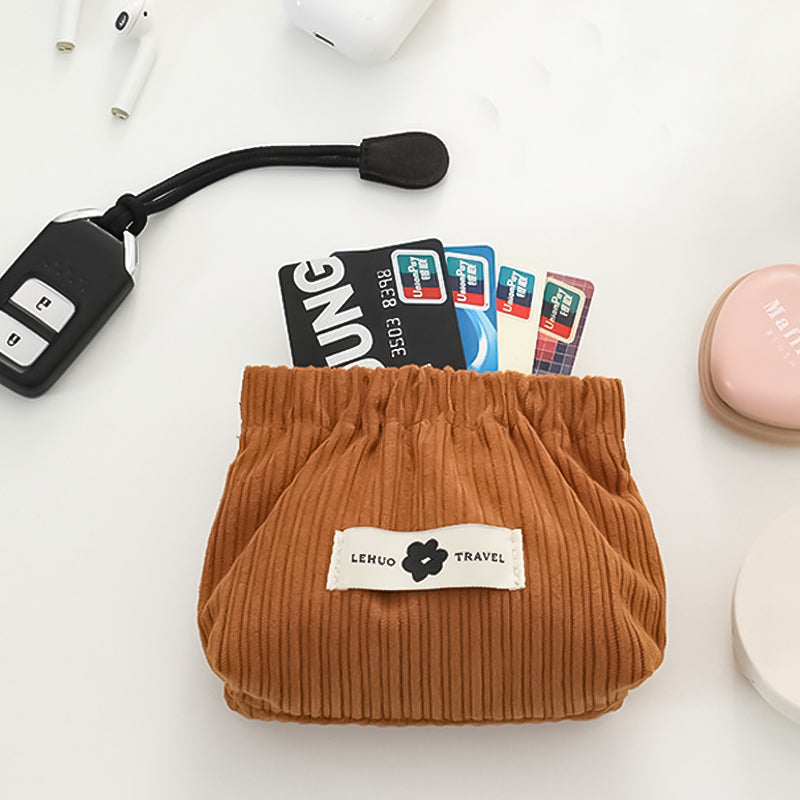 Corduroy Elastinen Hair Tie Järjestäjä