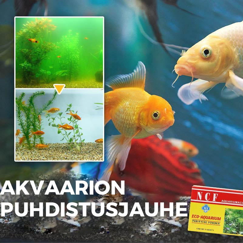 Akvaarion puhdistusjauhe