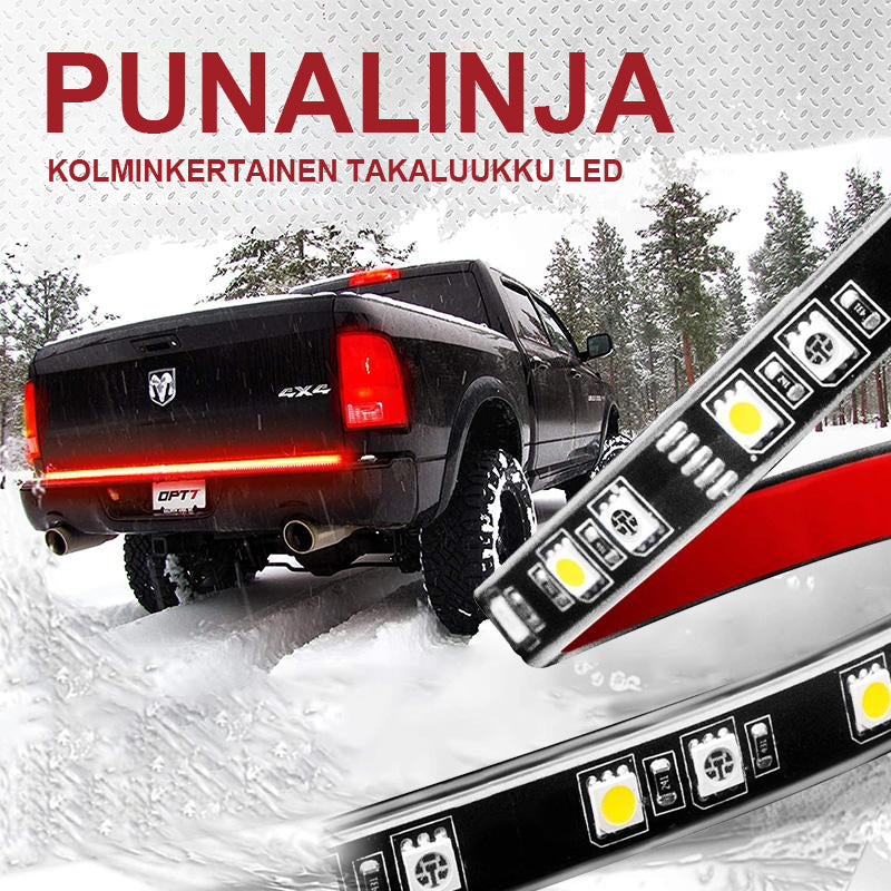 Punainen LED-putki autoon