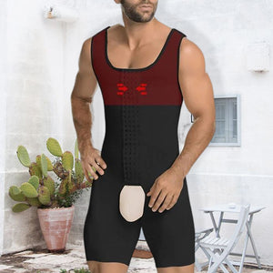 Miesten treeni kokovartalokompressio muotoilupuku