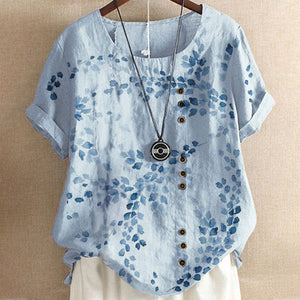 Lyhythihainen printtipusero