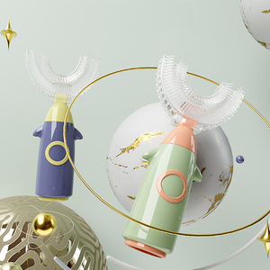 U-muotoinen lasten manuaalinen hammasharja