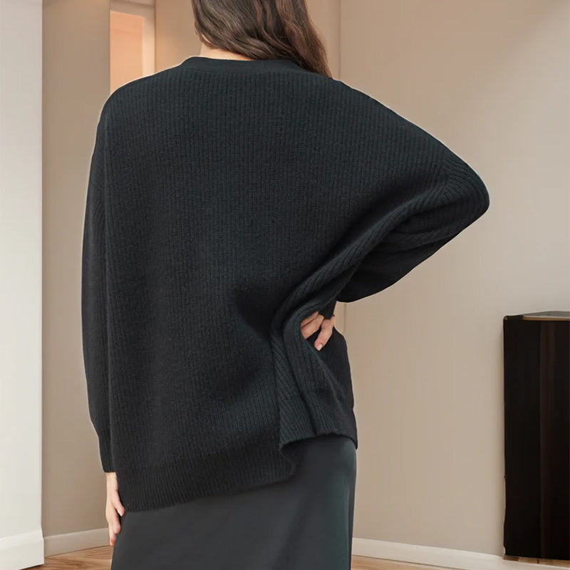 Casual Solid Color Sweaters Cardigan